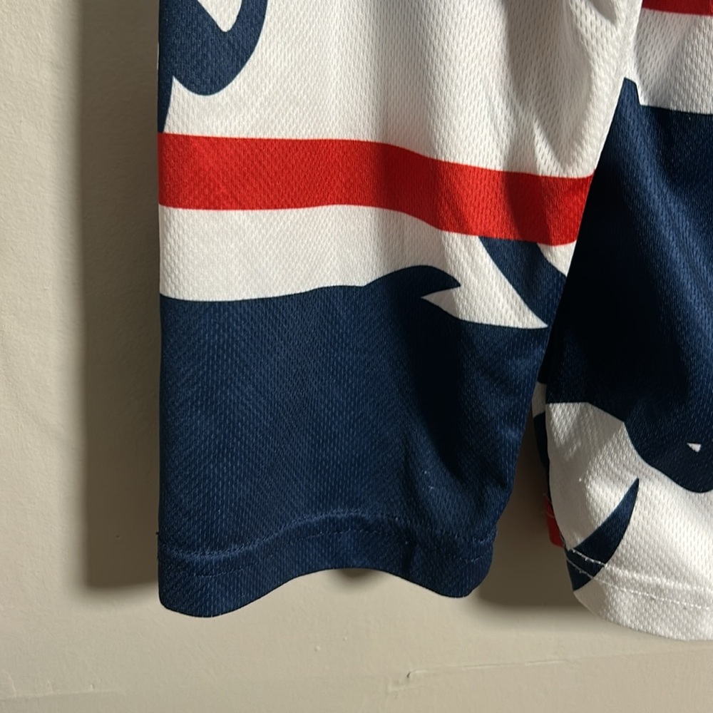 Retro Champion Hockey Jersey All Over Print Long Sleeve Y2K Men’s Size 40(Med) - Picture 5 of 13